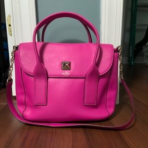Hot pink Kate Spade bag